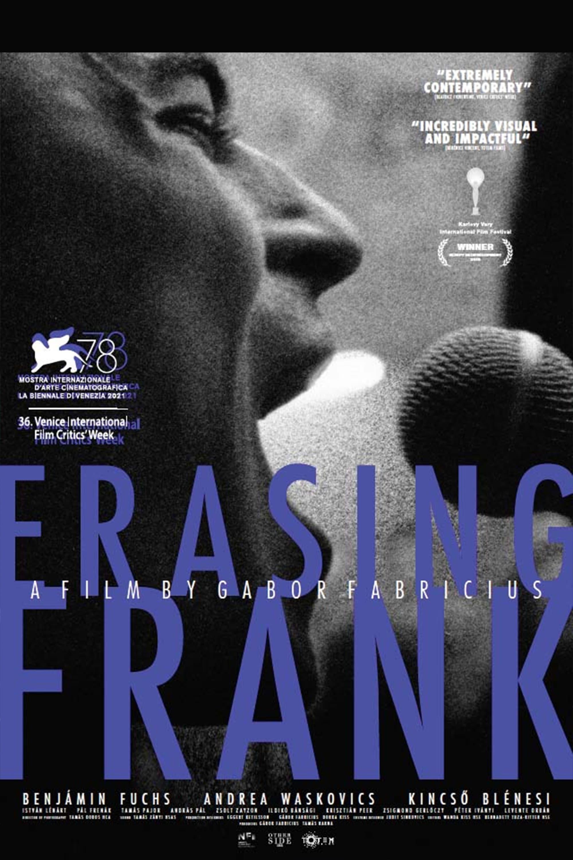 Erasing Frank poster