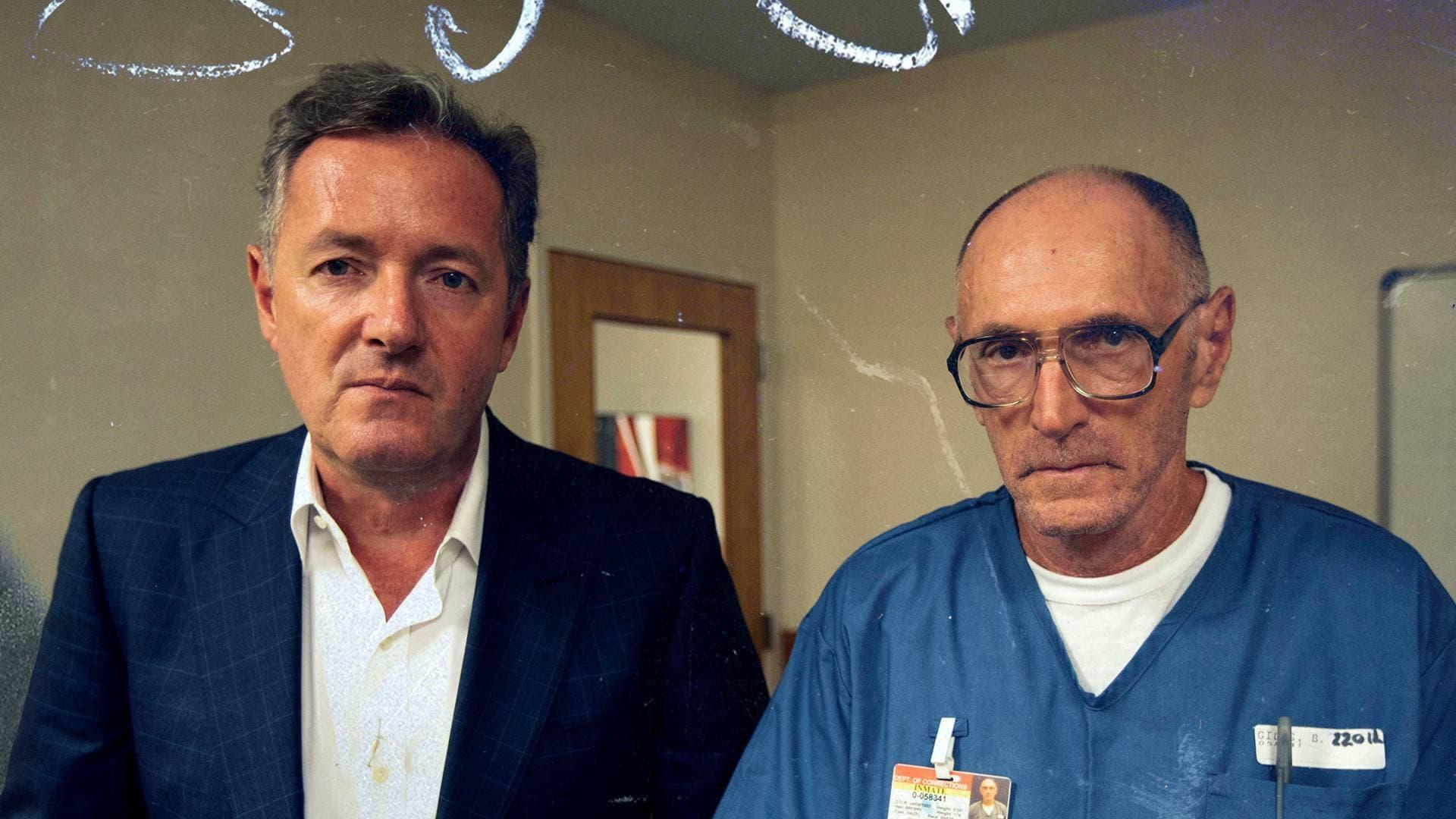 Confessions of a Serial Killer with Piers Morgan backdrop