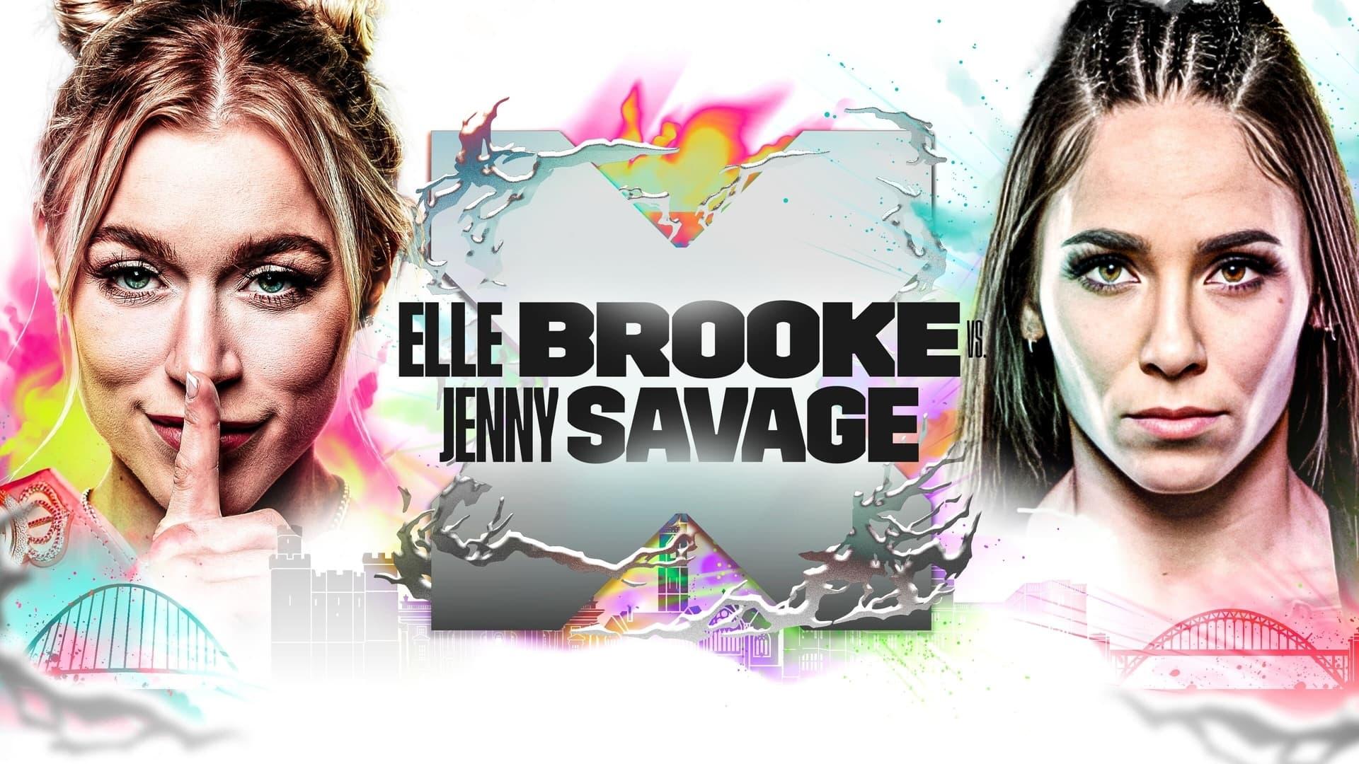 Elle Brooke vs. Jenny Savage backdrop