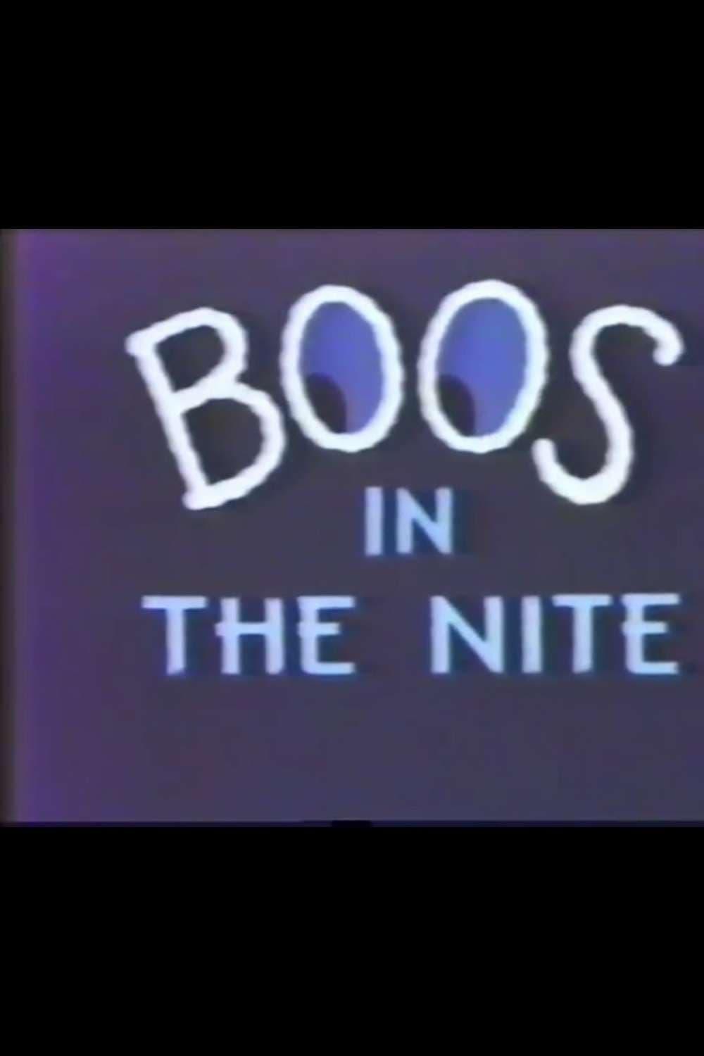 Boos in the Nite poster