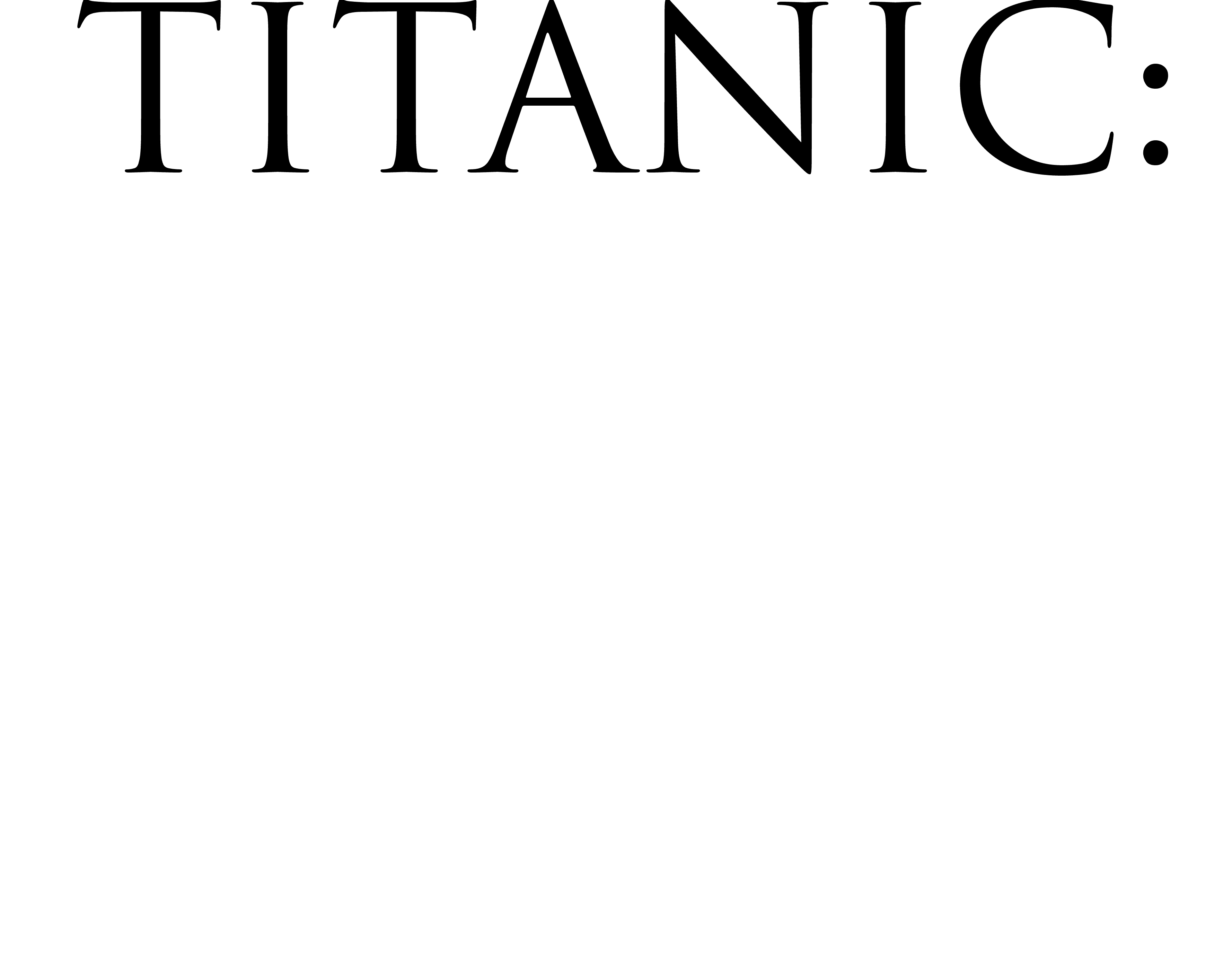 Titanic: 25 Years Later with James Cameron logo