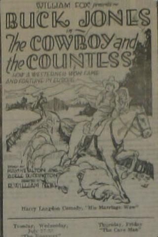 The Cowboy and the Countess poster
