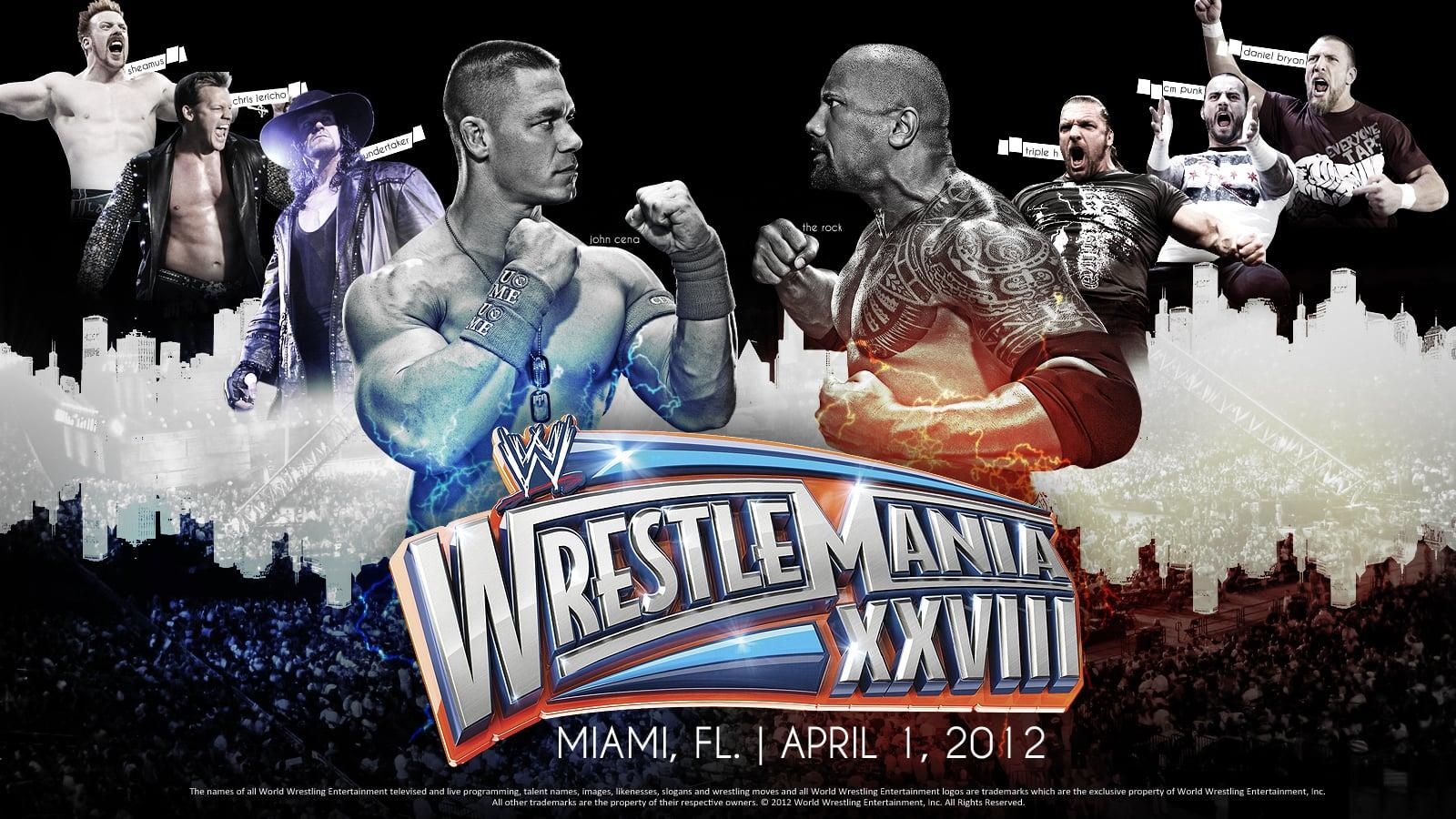 WWE WrestleMania XXVIII backdrop