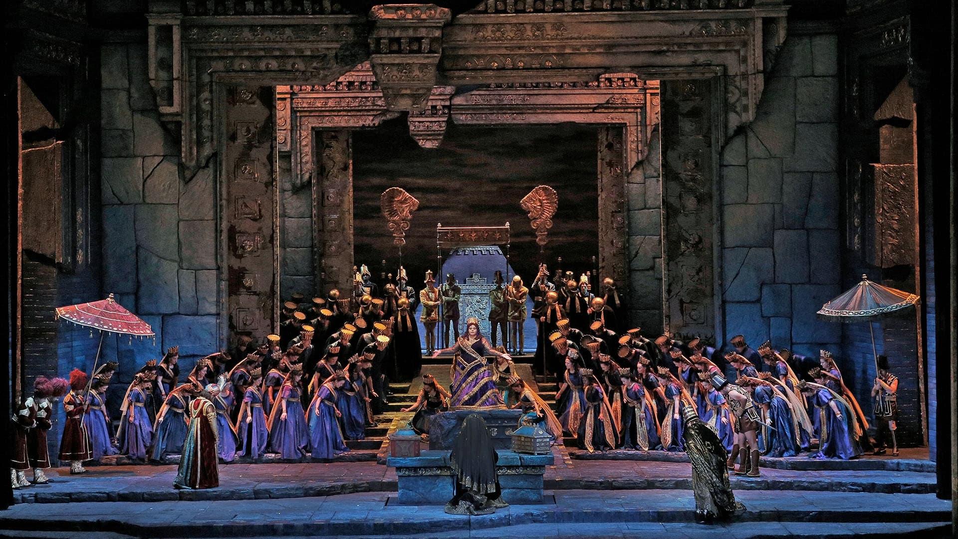 The Metropolitan Opera: Semiramide backdrop