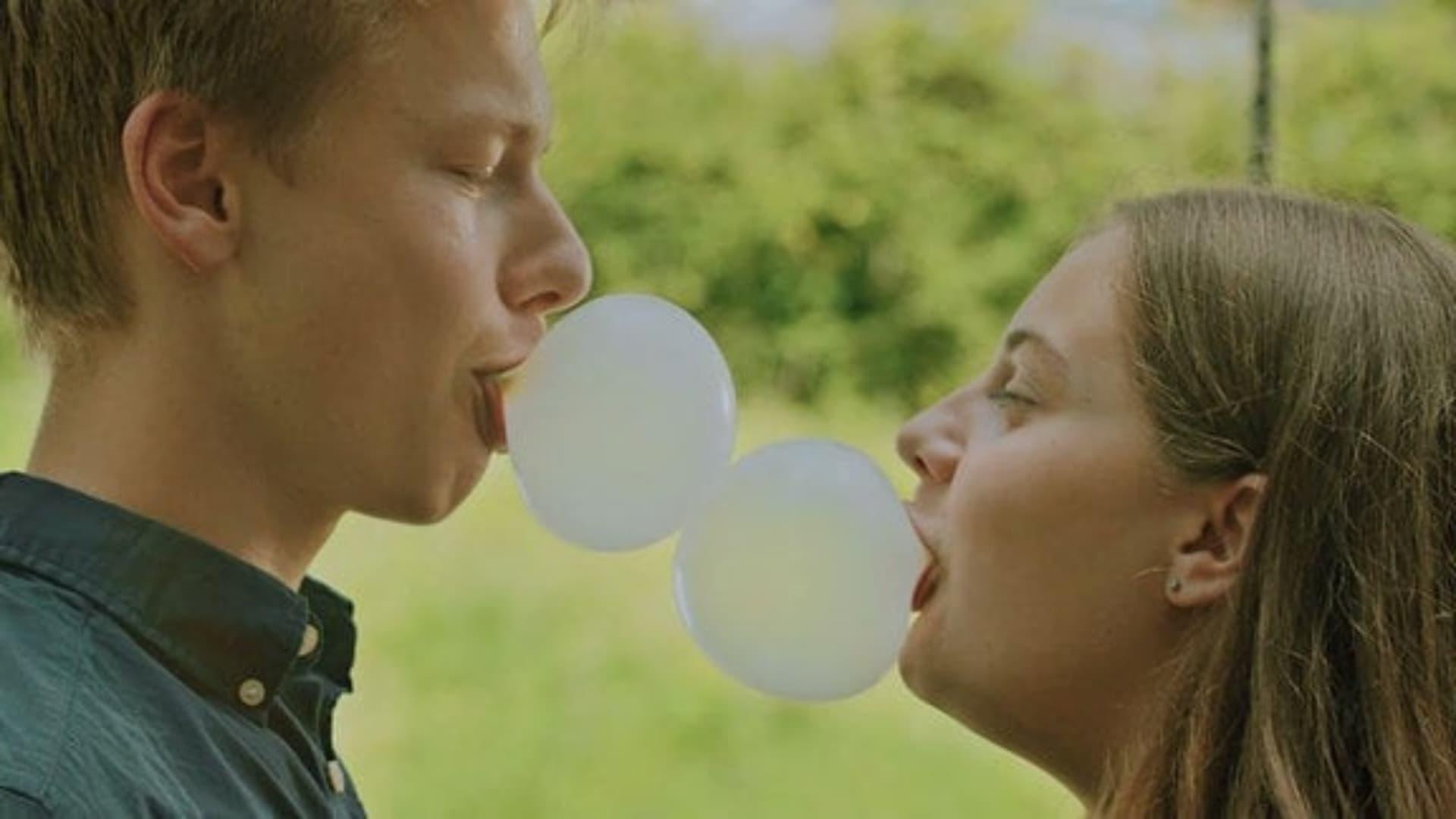 Bubble Gummed Girl backdrop