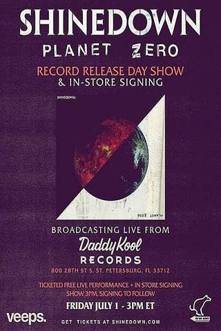 Shinedown: Planet Zero - Record Release Day Show poster