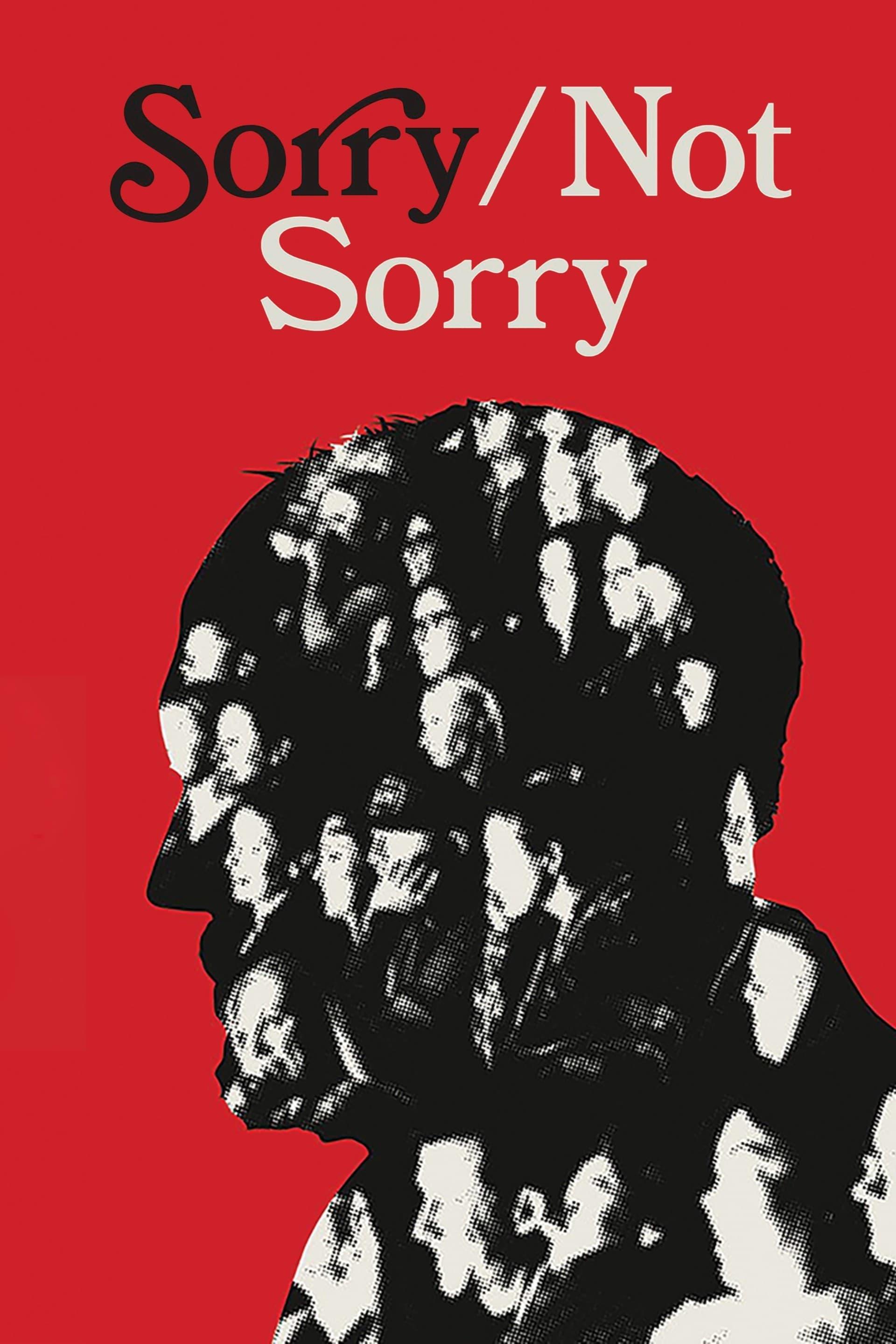 Sorry/Not Sorry poster