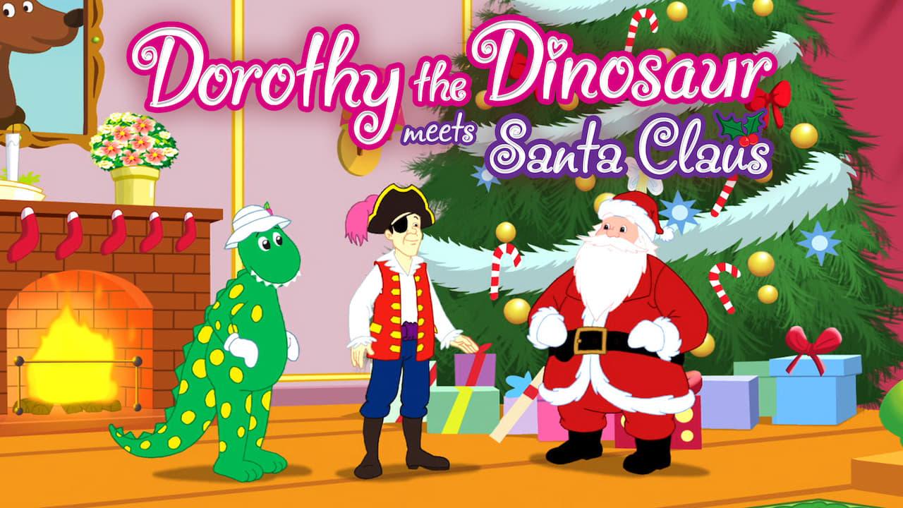 Dorothy the Dinosaur Meets Santa Claus backdrop