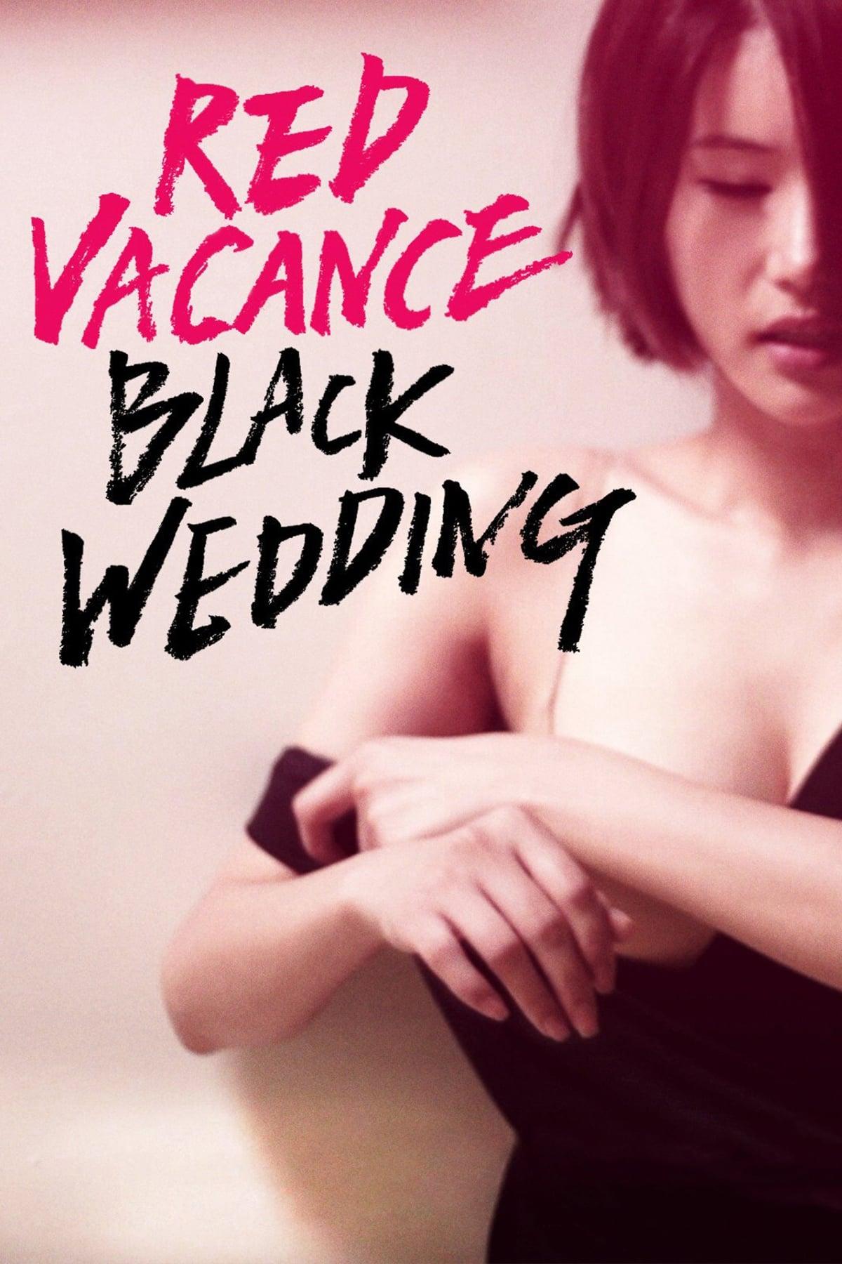 Red Vacance Black Wedding poster