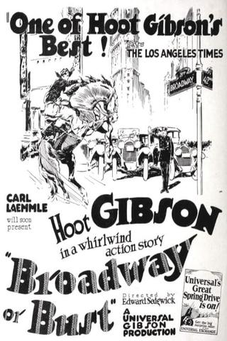 Broadway or Bust poster