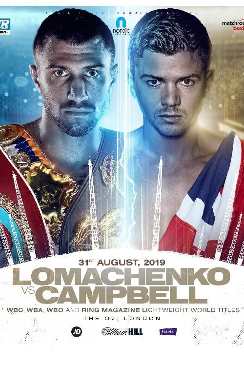 Vasyl Lomachenko vs. Luke Campbell poster