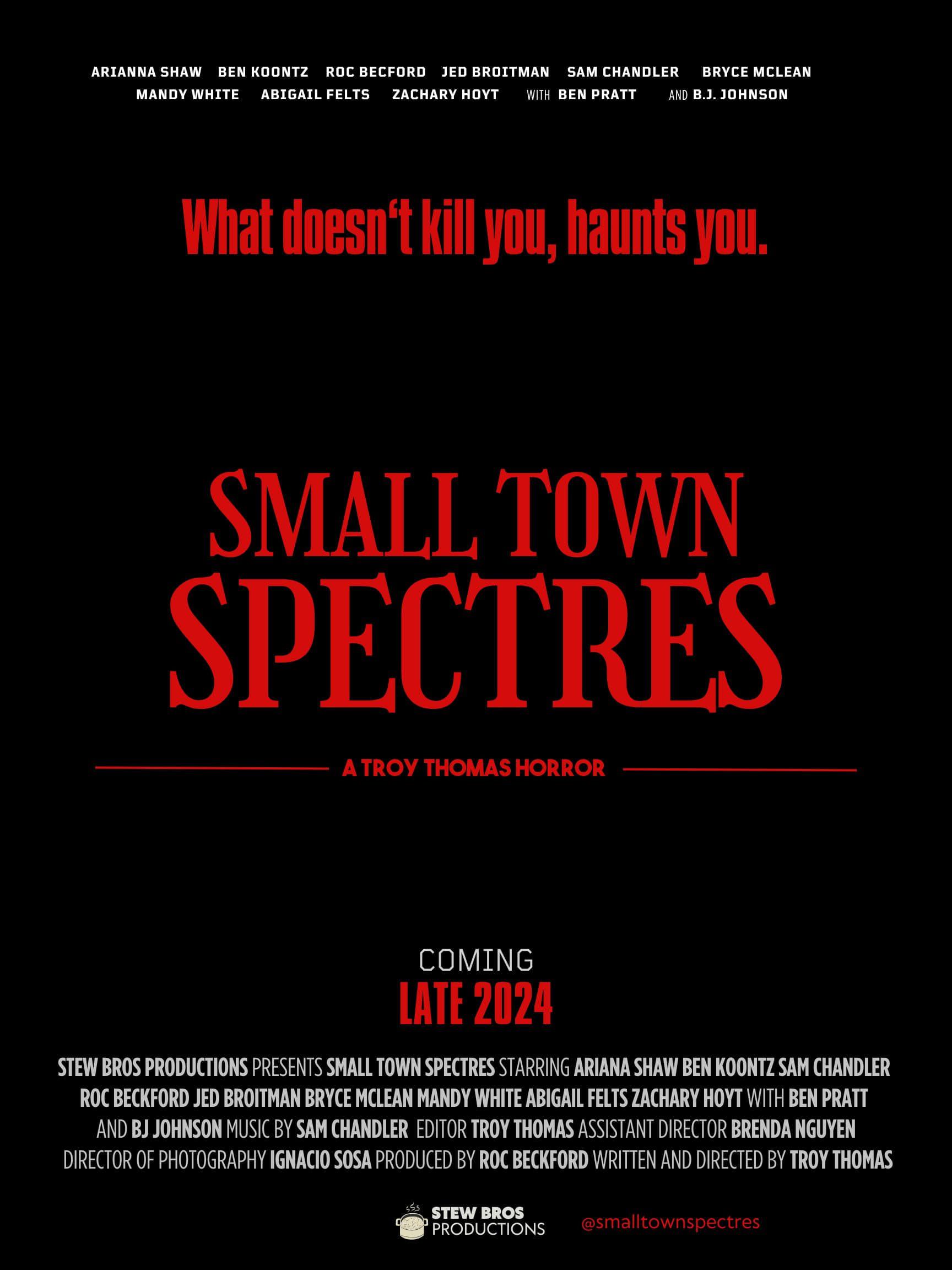 Small Town Spectres poster