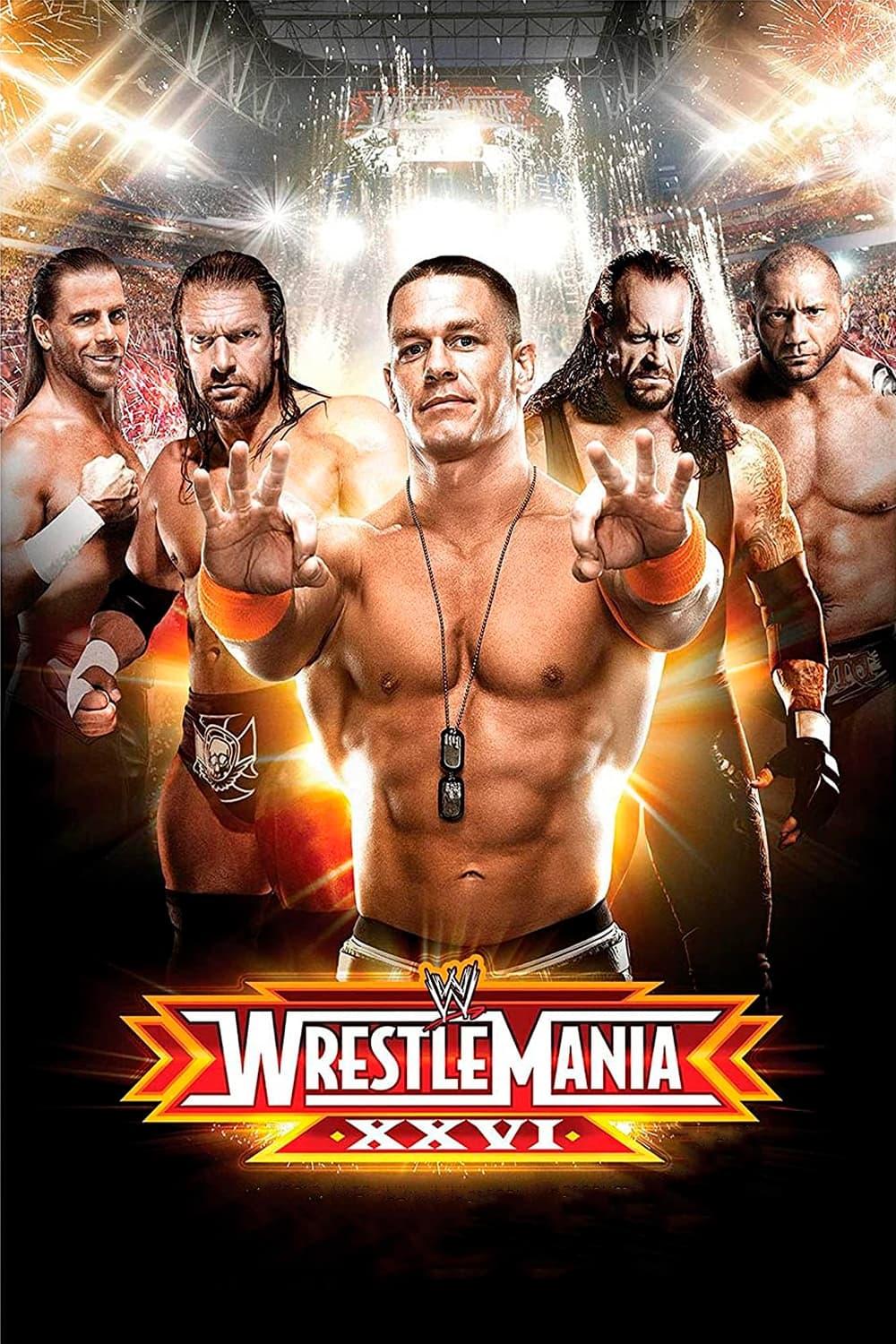 WWE Wrestlemania XXVI poster