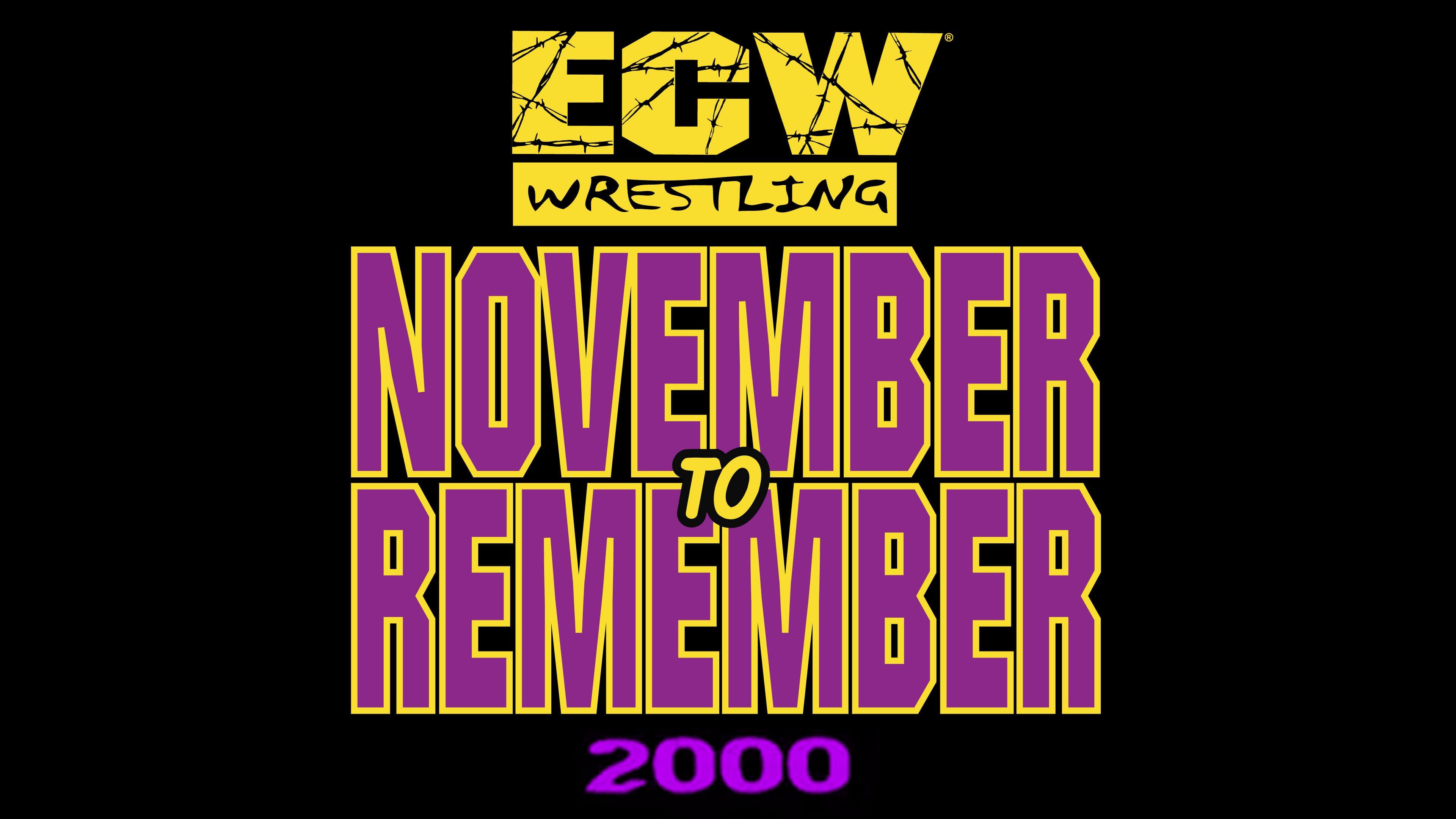 ECW November to Remember 2000 backdrop