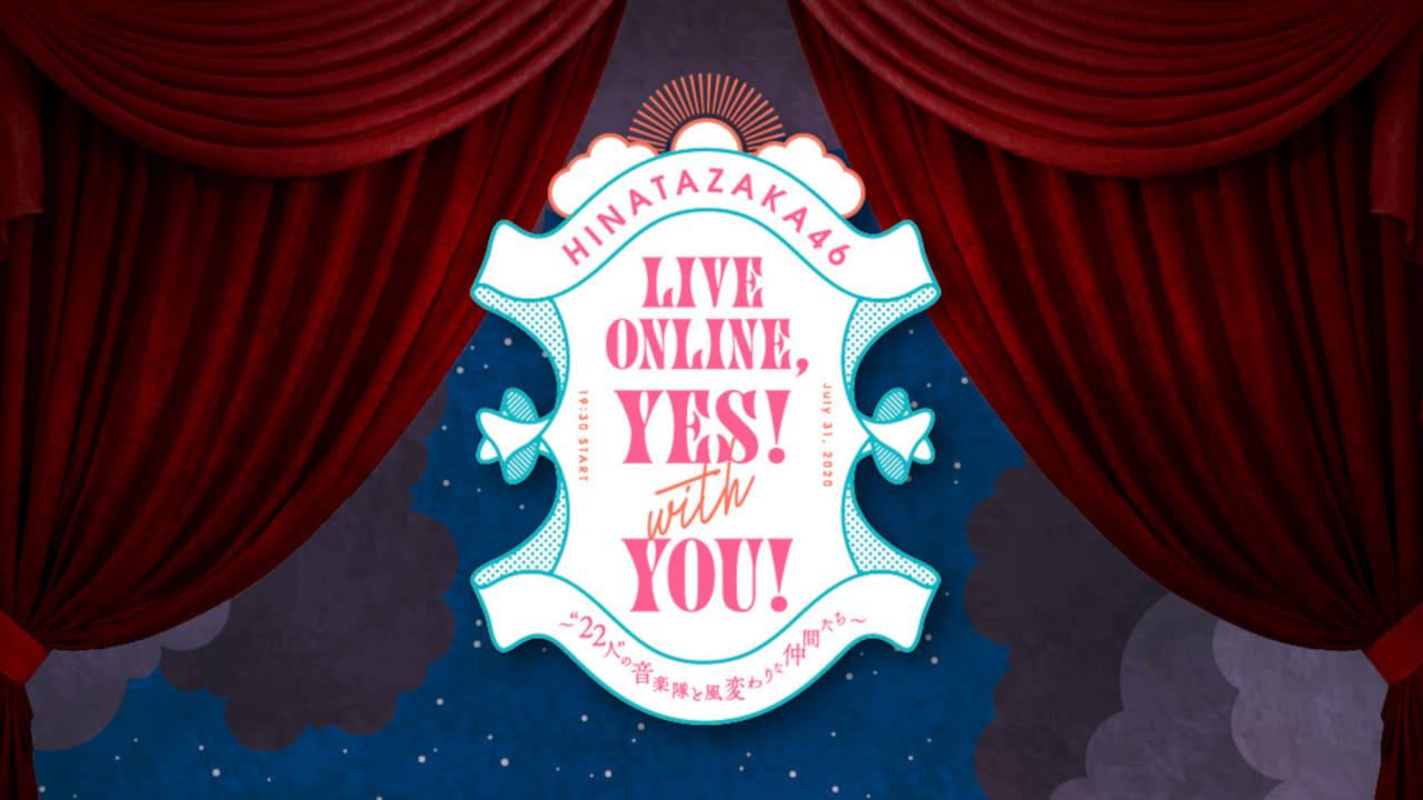 HINATAZAKA46 Live Online，YES！with YOU！ backdrop