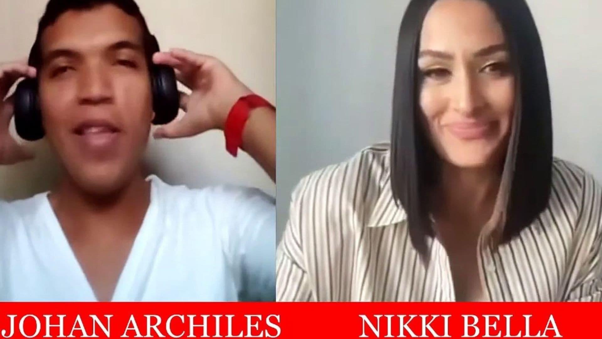 Interview To Nikki Bella By Johan Archiles backdrop
