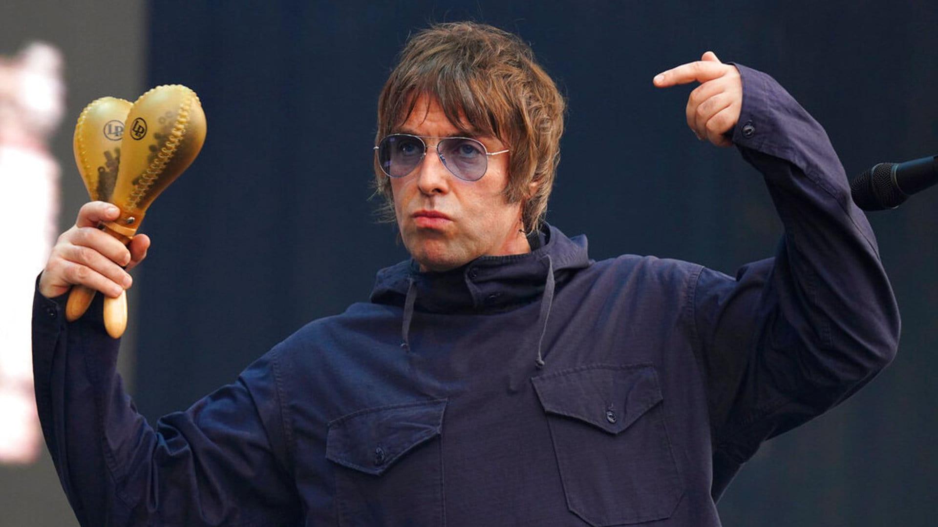 Liam Gallagher Live at Reading Festival backdrop