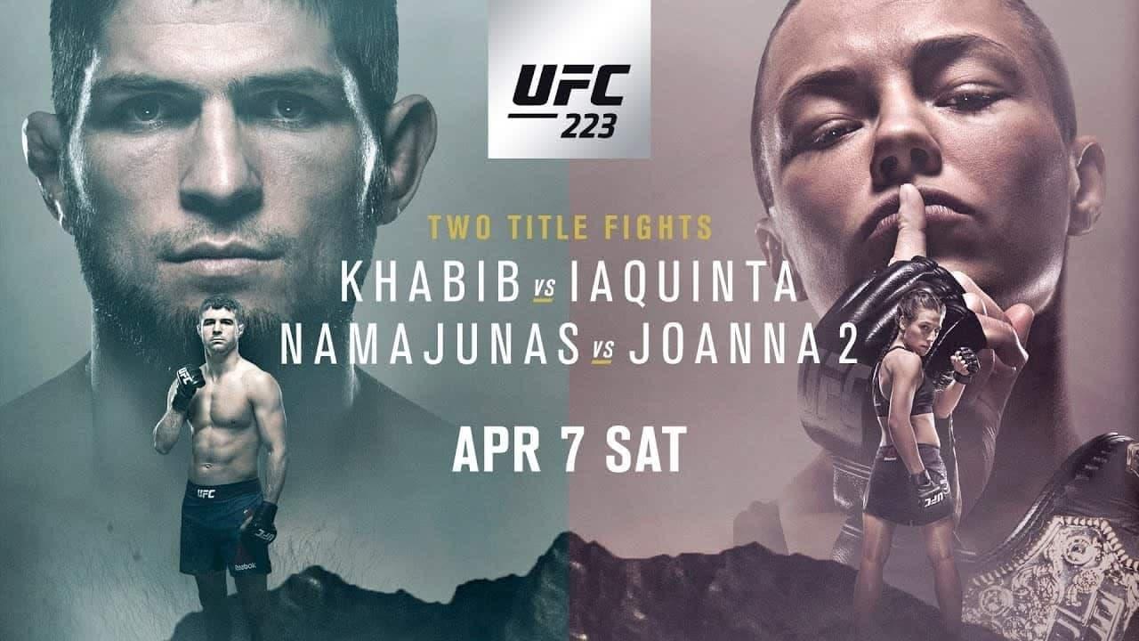 UFC 223: Khabib vs. Iaquinta backdrop