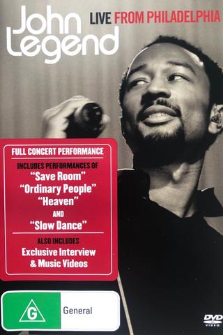 John Legend: Live from Philadelphia poster