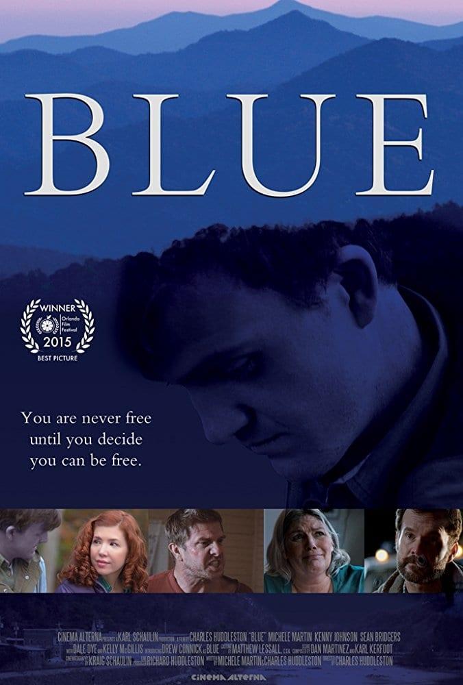 Blue poster