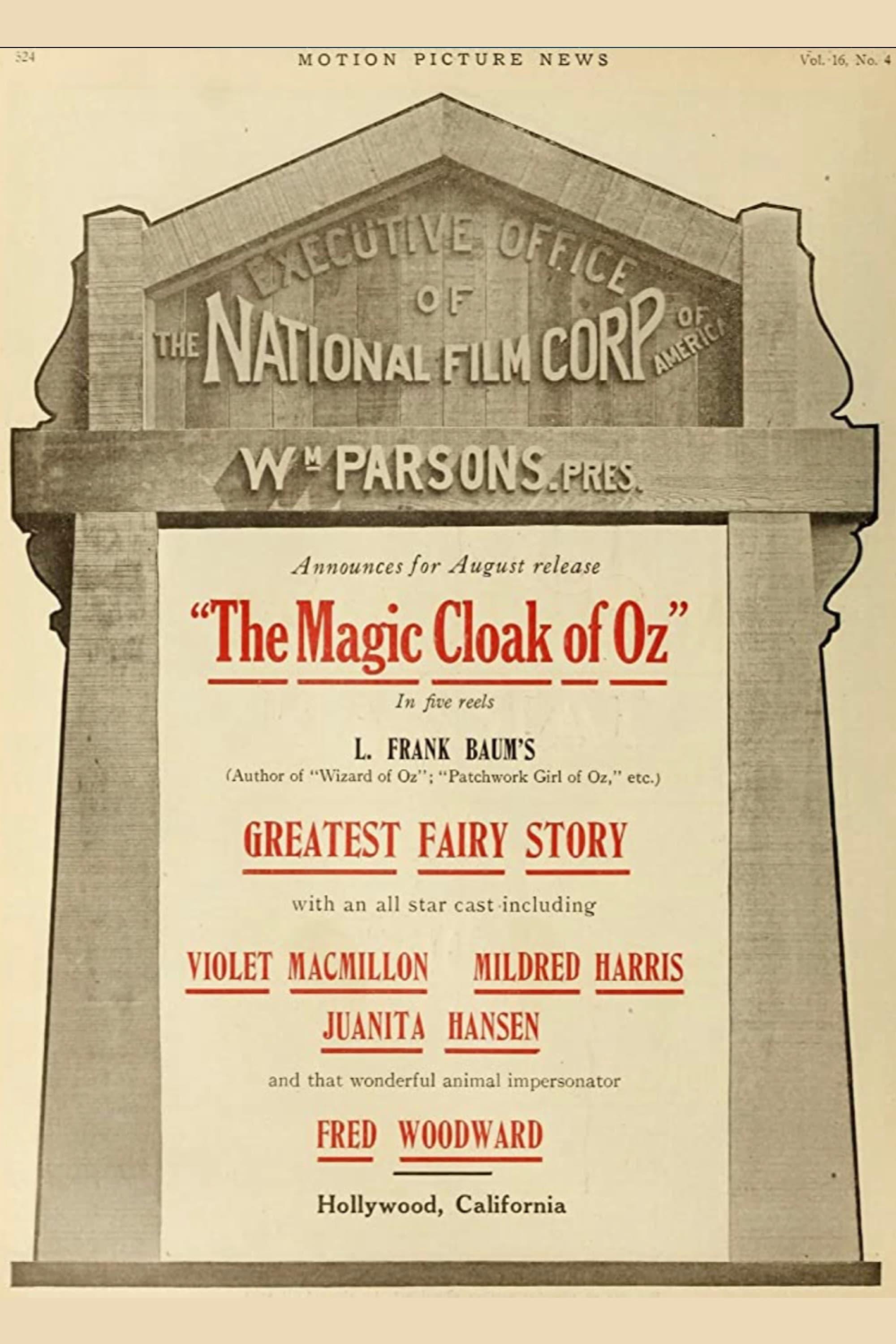 The Magic Cloak of Oz poster