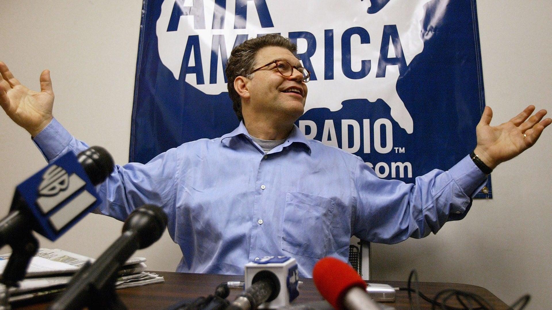 Al Franken: God Spoke backdrop