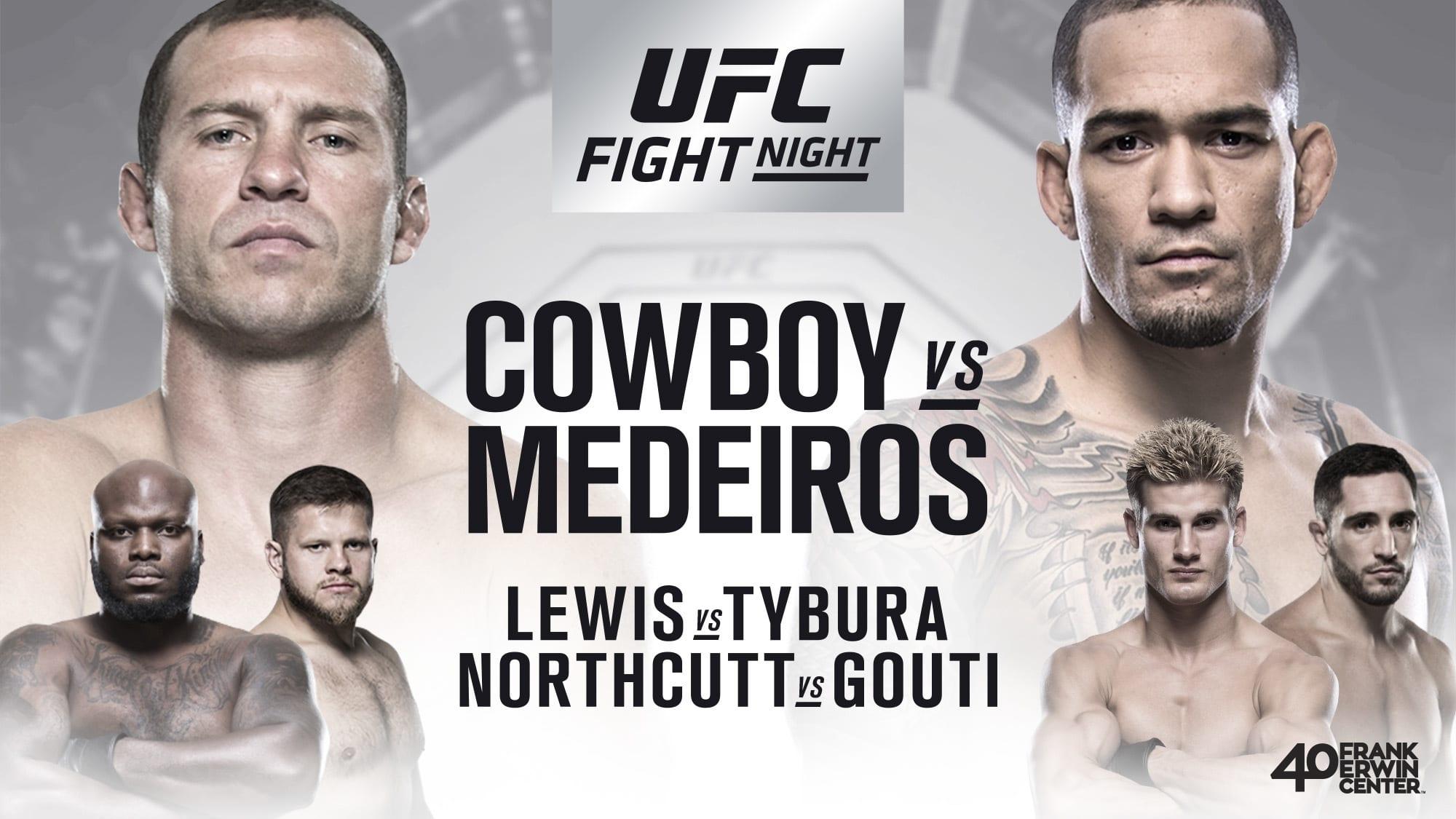 UFC Fight Night 126: Cowboy vs. Medeiros backdrop