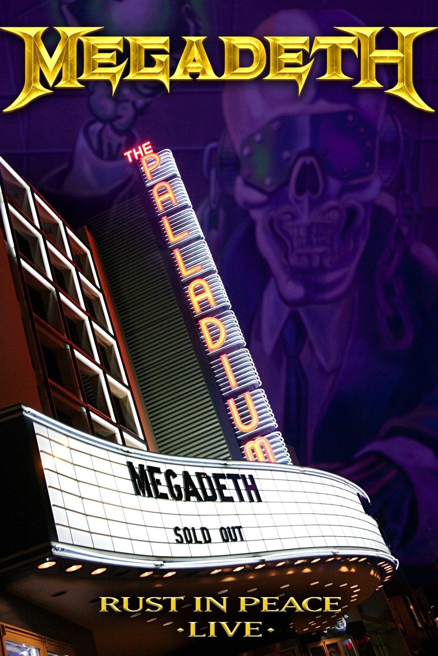 Megadeth - Rust in Peace Live poster