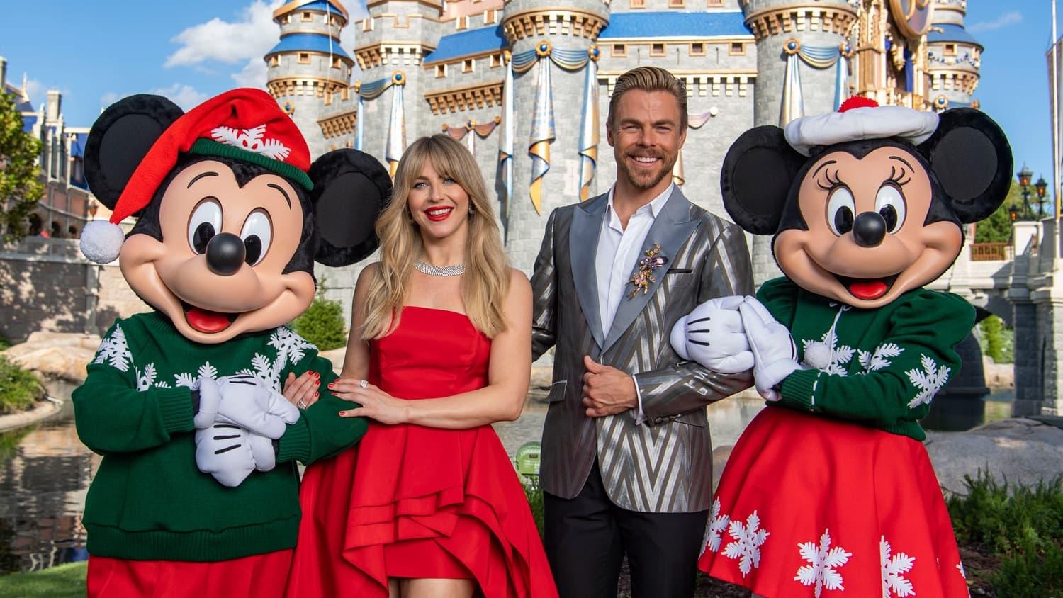 Walt Disney World Christmas Day Parade backdrop