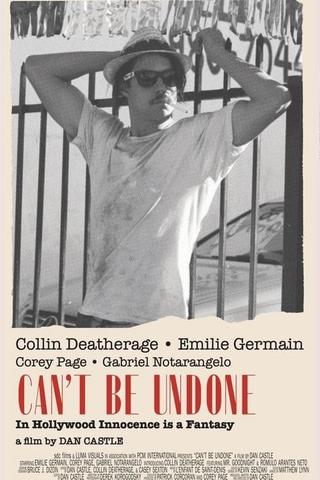 Can't Be Undone poster