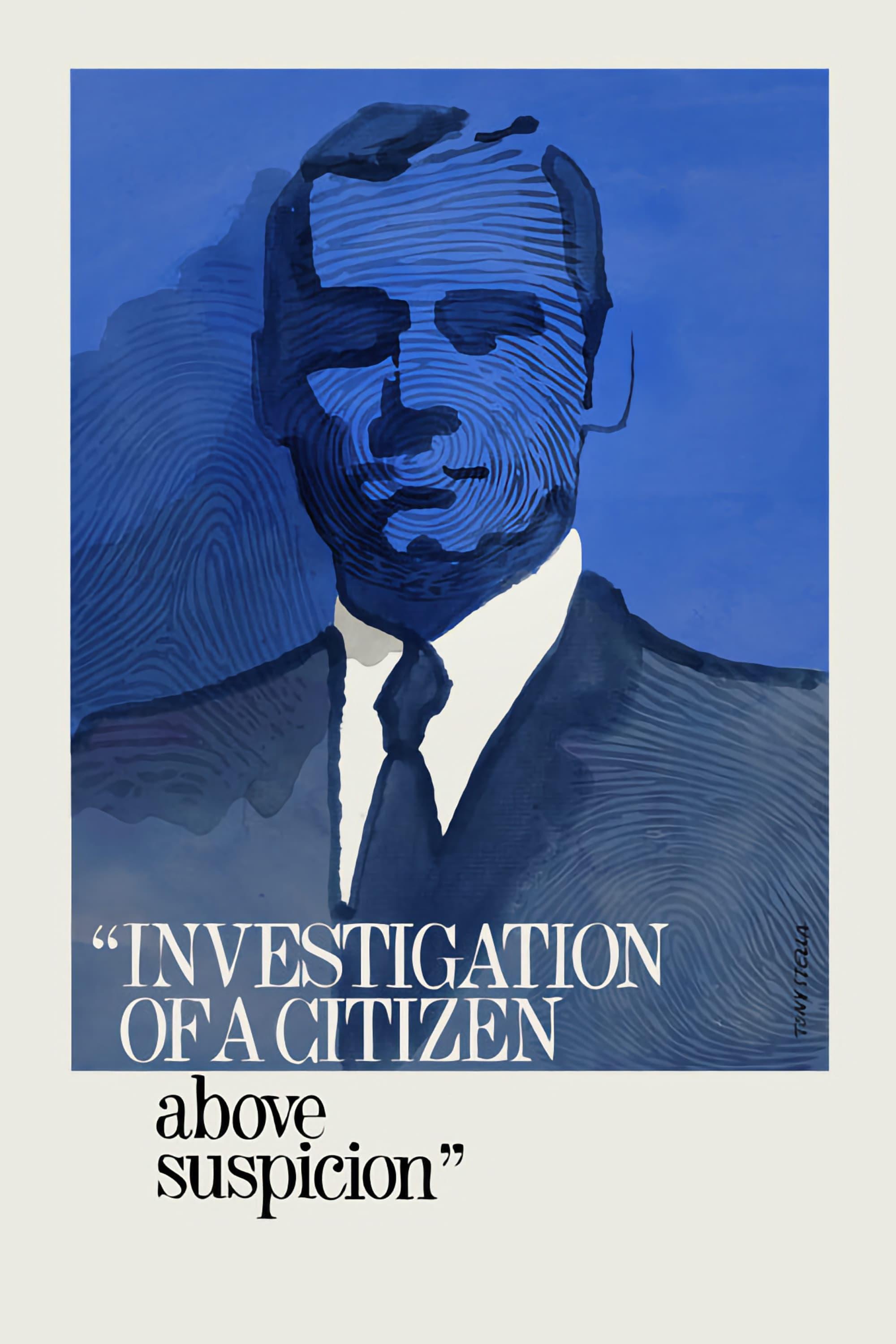 Investigation of a Citizen Above Suspicion poster