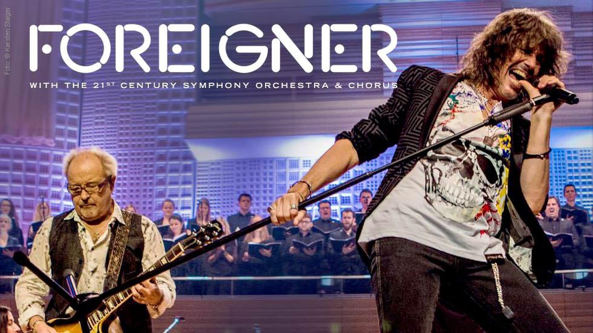 Foreigner with the 21st Century Symphony Orchestra and Chorus backdrop