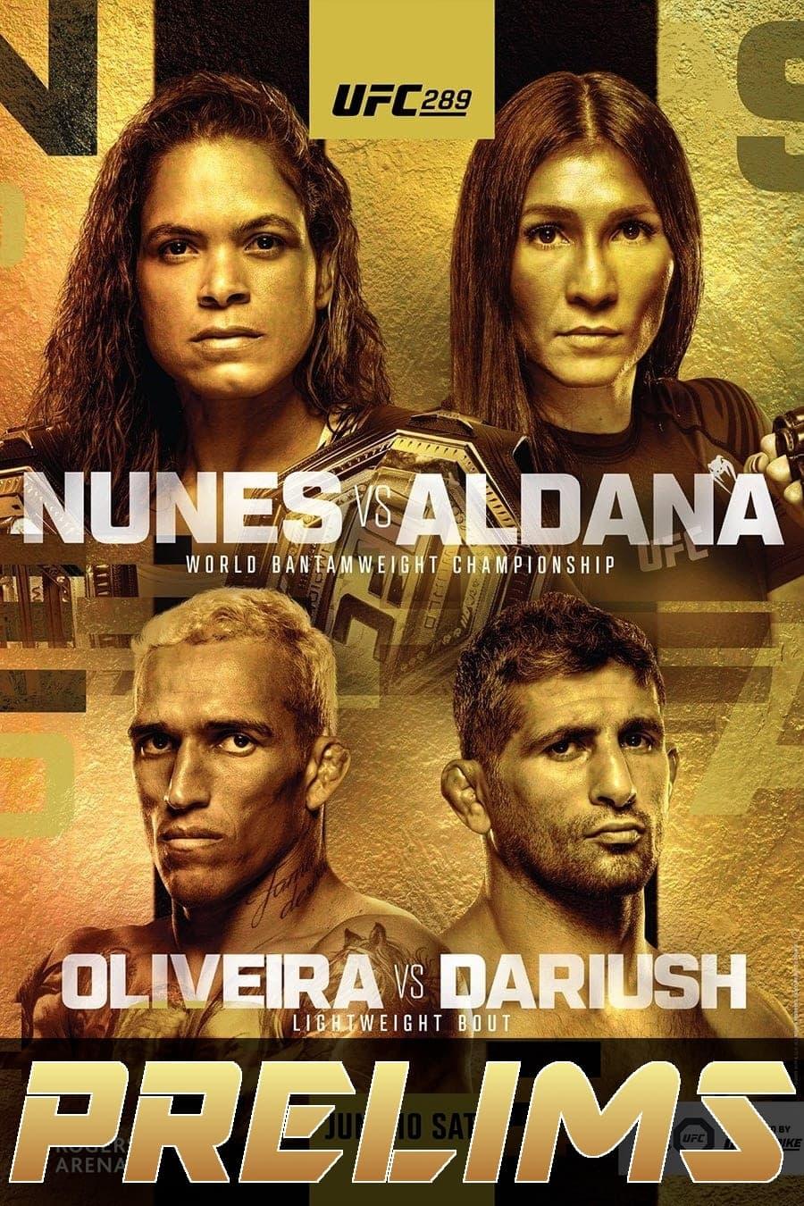 UFC 289: Nunes vs. Aldana poster