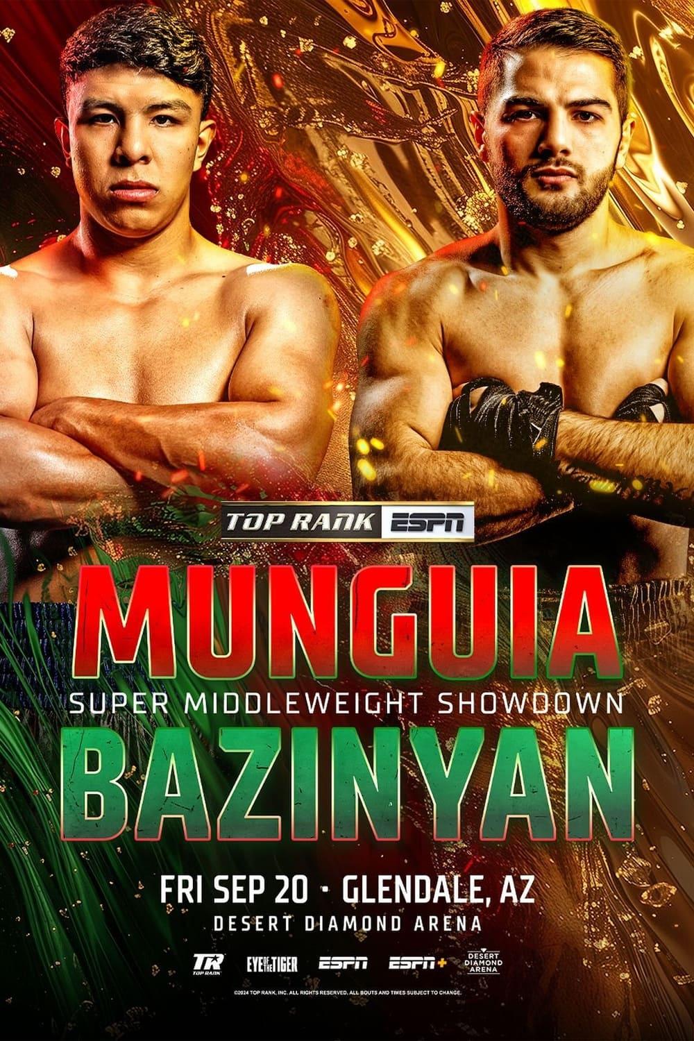 Jaime Munguia vs. Erik Bazinyan poster