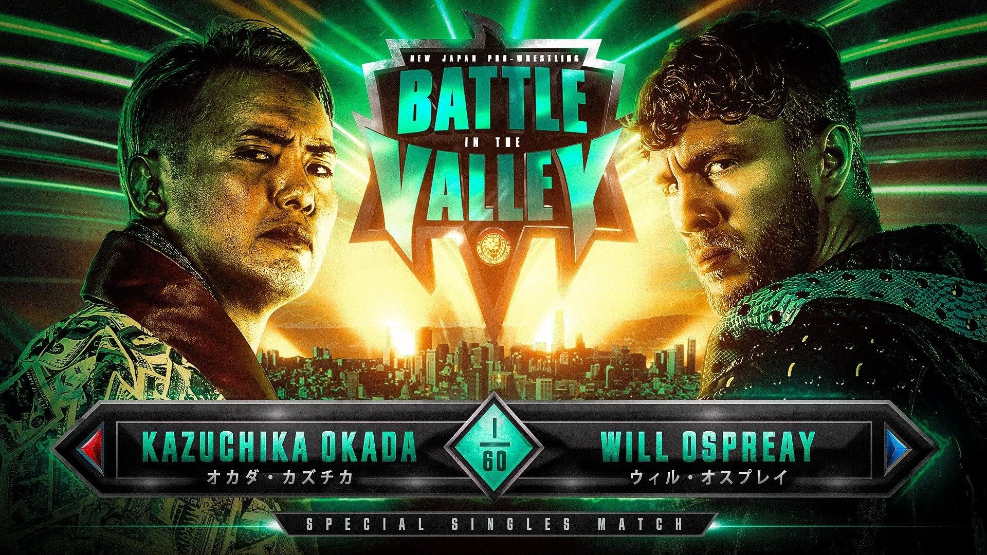 NJPW Battle in the Valley backdrop