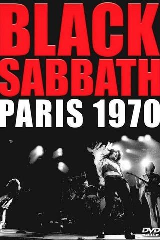Black Sabbath - Paris 1970 poster