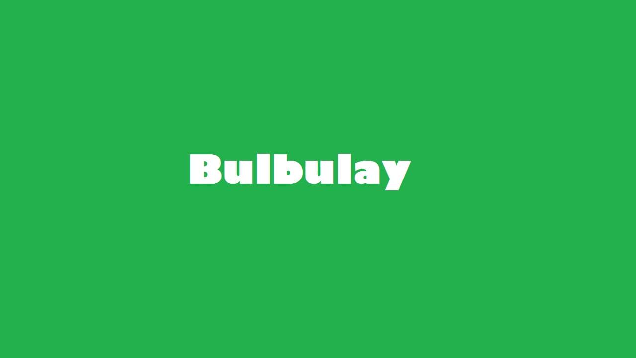 Bulbulay backdrop