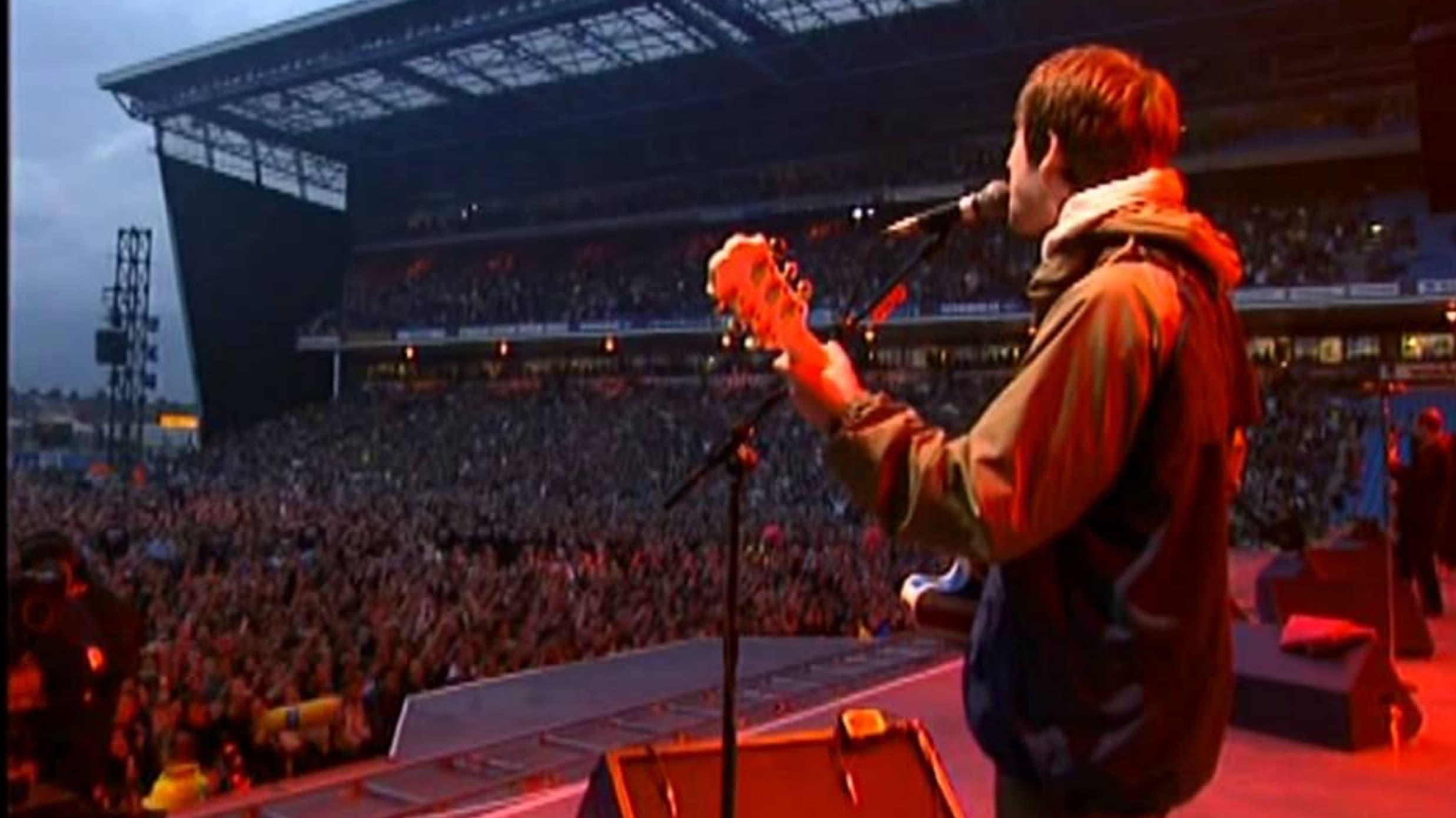 Oasis - Maine Road Second Night backdrop