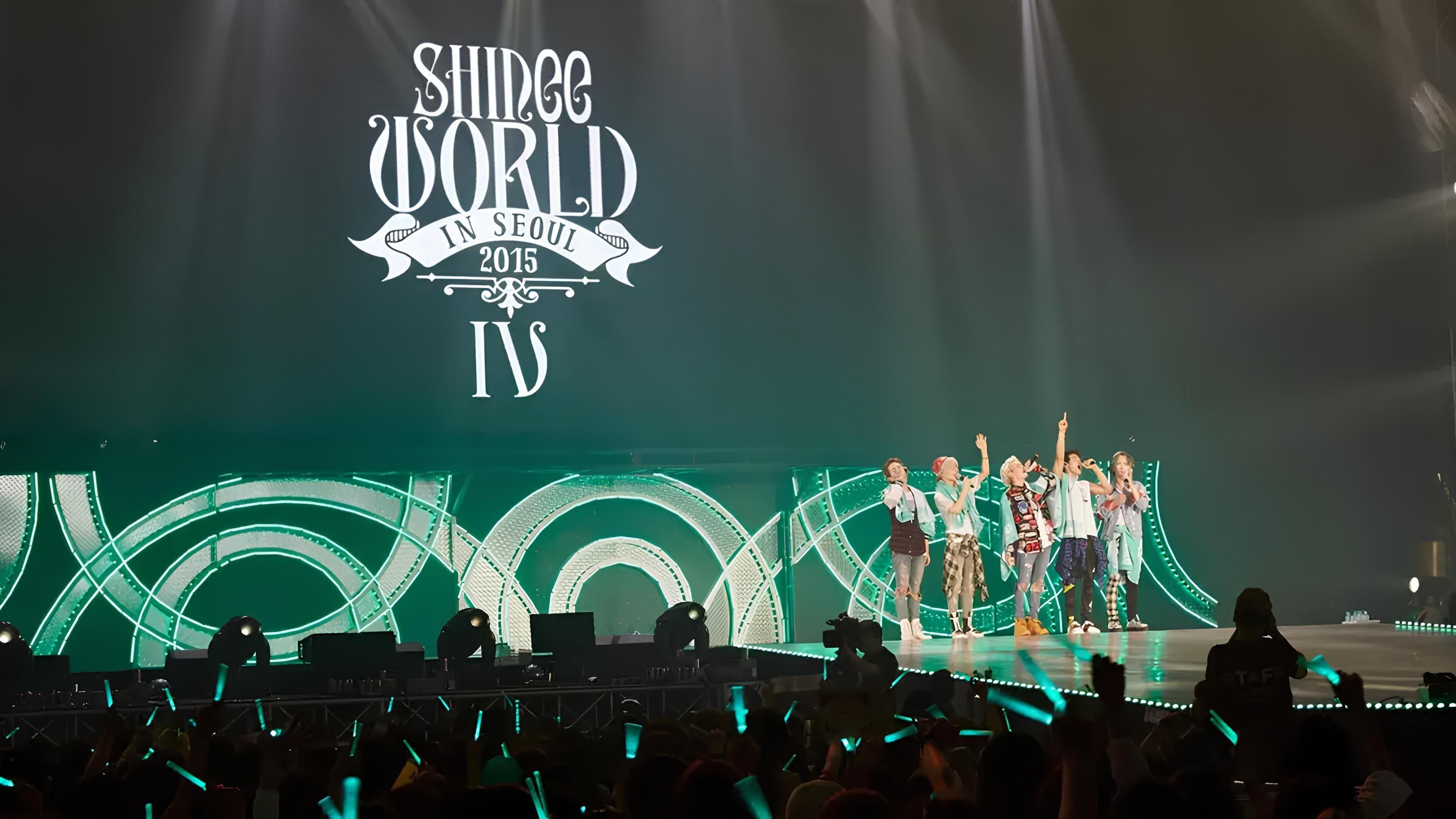 SHINee CONCERT "SHINee WORLD IV" backdrop