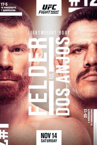 UFC Fight Night 182: Felder vs. Dos Anjos poster