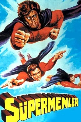 3 Supermen Against Godfather poster