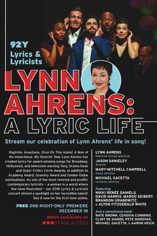 Lynn Ahrens: A Lyric Life poster