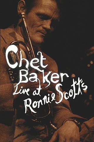 Chet Baker Live at Ronnie Scott's poster