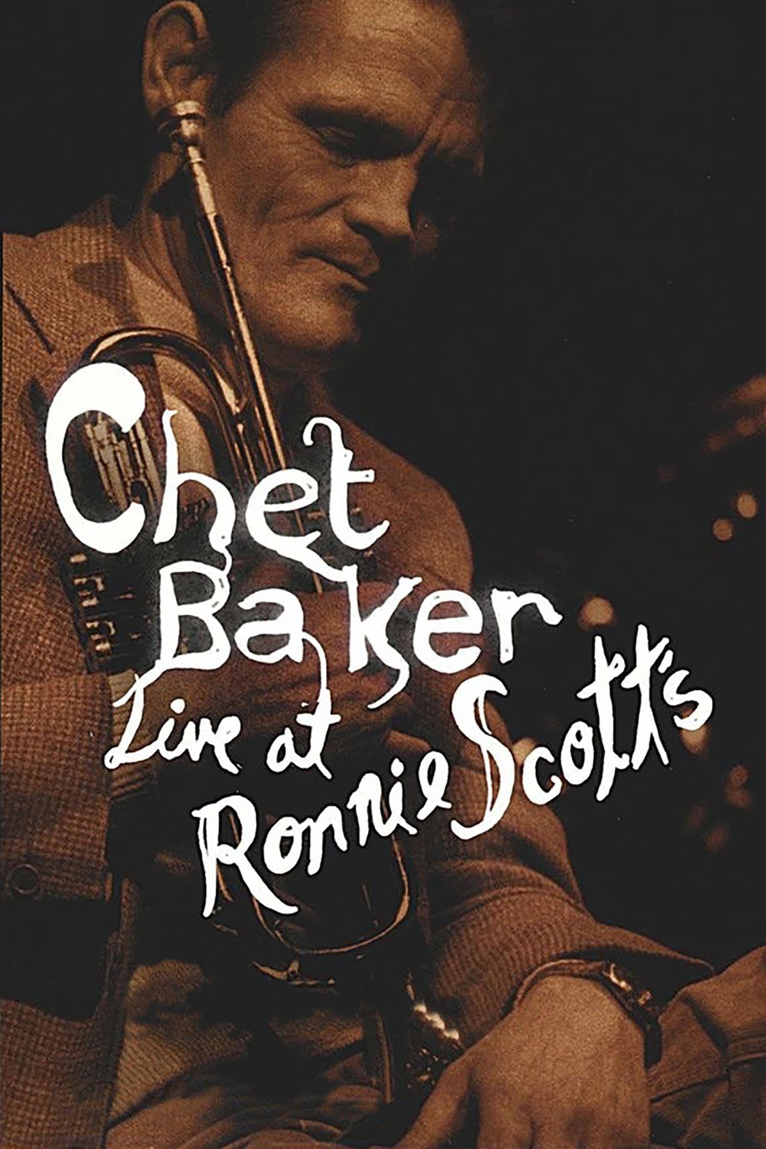 Chet Baker Live at Ronnie Scott's poster