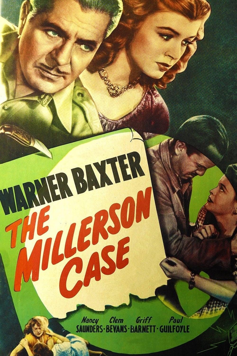 The Millerson Case poster