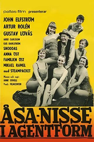 Åsa-Nisse i agentform poster