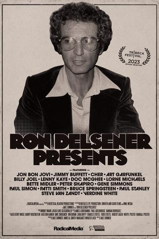 Ron Delsener Presents poster