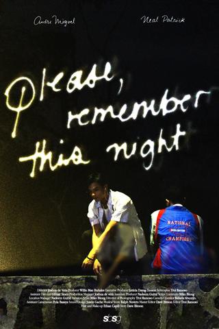 please, remember this night poster