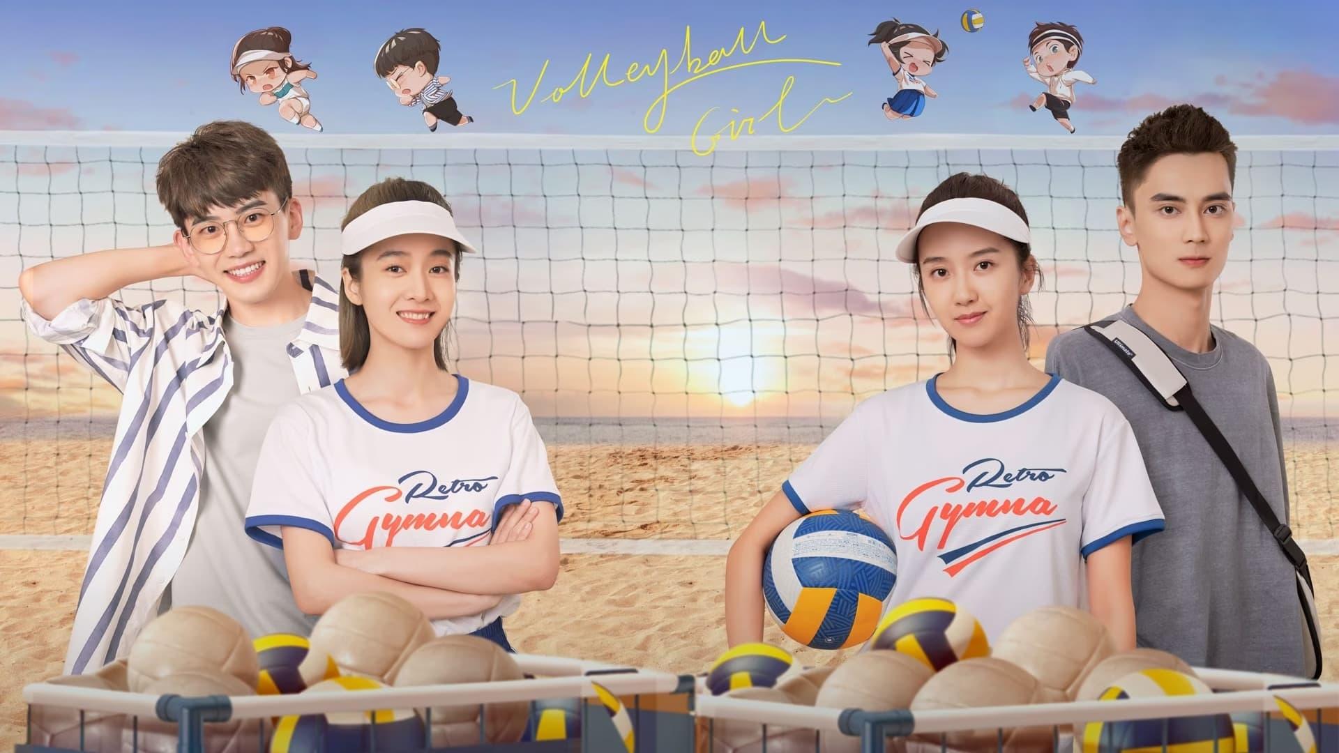 Go! Beach Volleyball Girls backdrop