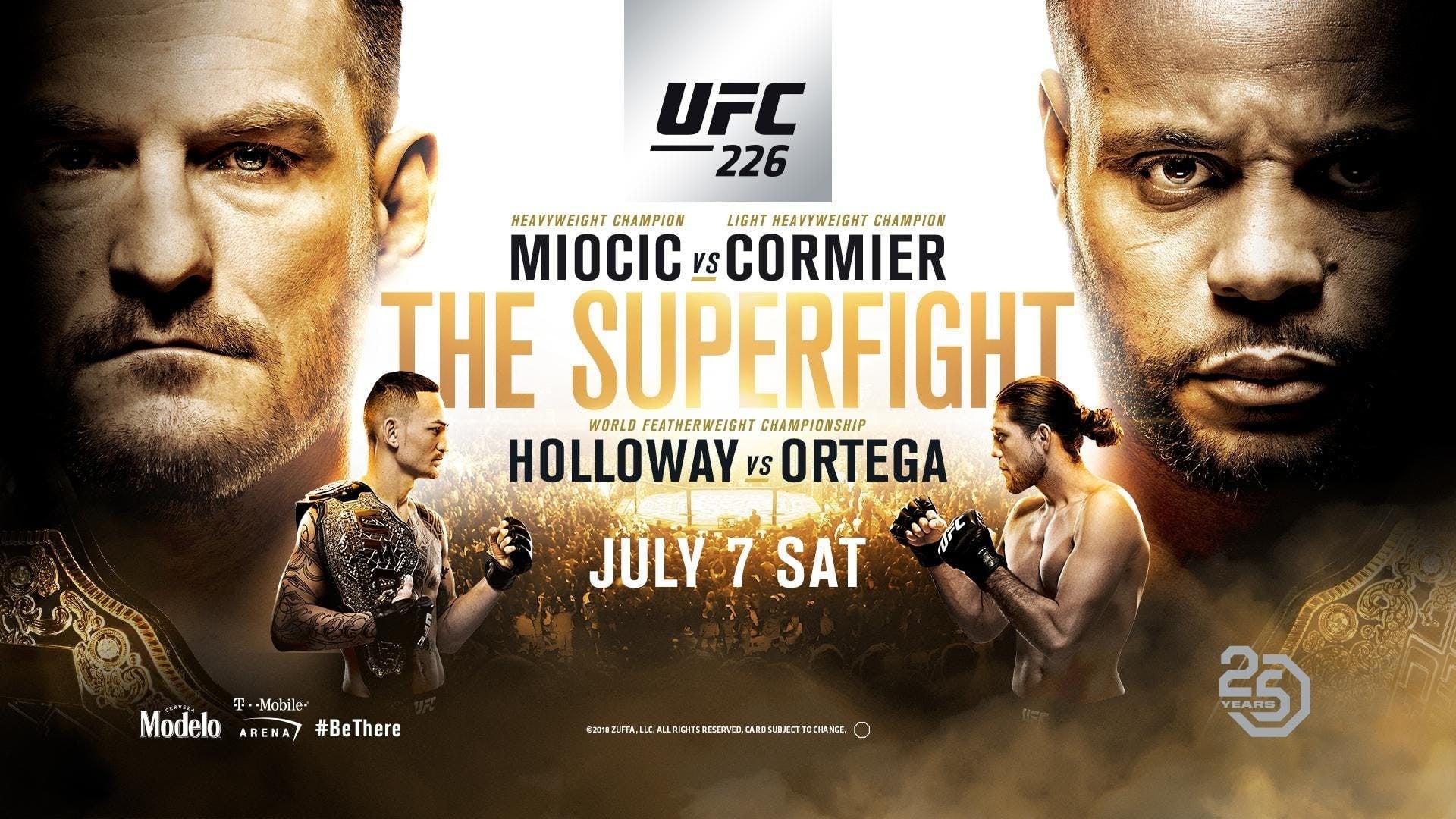 UFC 226: Miocic vs. Cormier backdrop